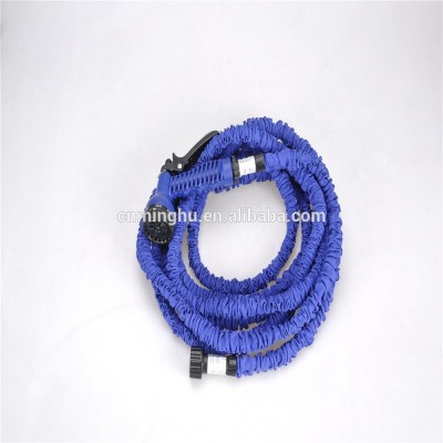 Factory hot-sale magic hose expanding garden hose elastic hose with plastic connector